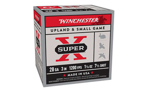 Ammunition Winchester Ammunition Super X 28Gauge WIN SUPERX 28GA 3" #7.5 25/250